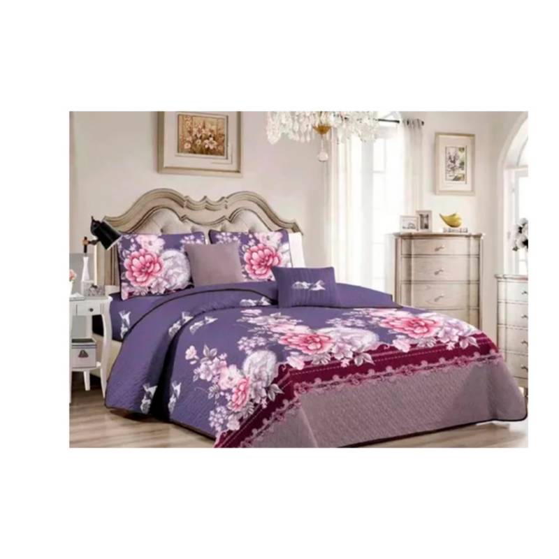 Cubrecamas para cama de dos plazas de 150x200 cm de color púrpura y lila  Twin Forme