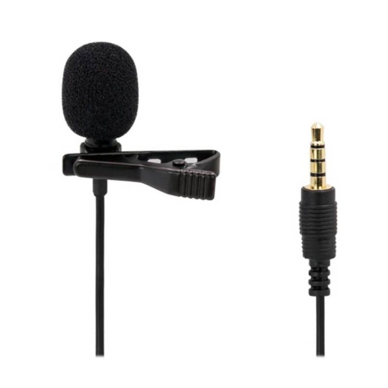 GENERICO - Microfono Lavalier solapa mic con Adaptador Lightning