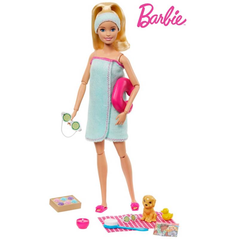 BARBIE - Barbie Muñeca Día de Spa