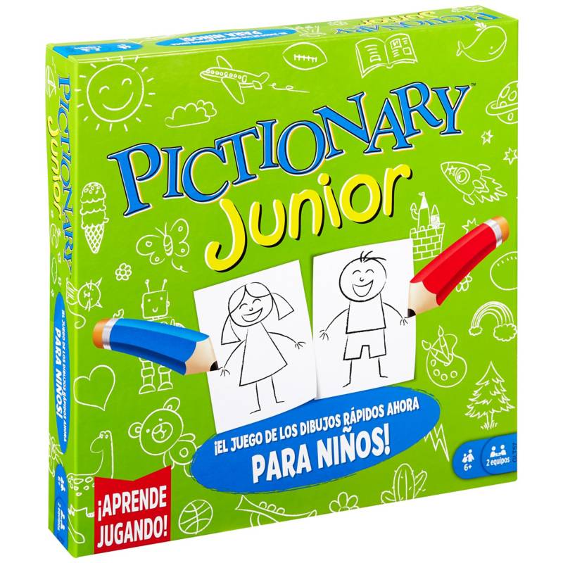 GAMES - Games Juego de Mesa Familiar Pictionary Junior