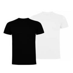 GENERICA - Combo Kit Poleras Blanca y Negra 100 algodón S3XL Camiseta Franela