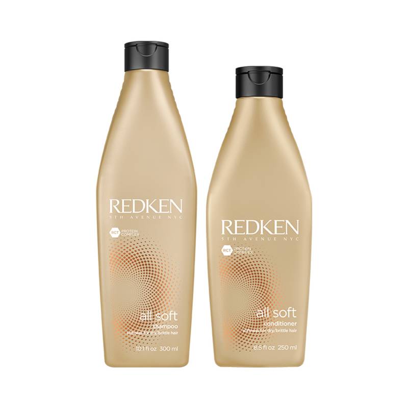REDKEN - Set Nutrición All Soft Shampoo 300 ml + Acondicionador 250 ml Redken