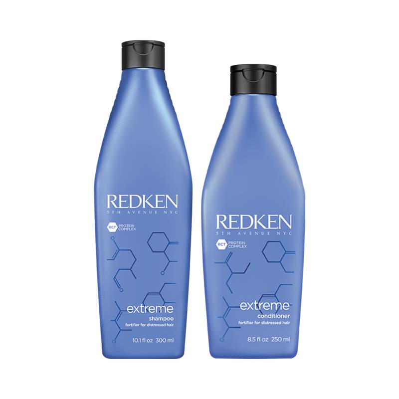 REDKEN - Set Reparación Extreme Shampoo 300 ml + Acondicionador 250 ml Redken
