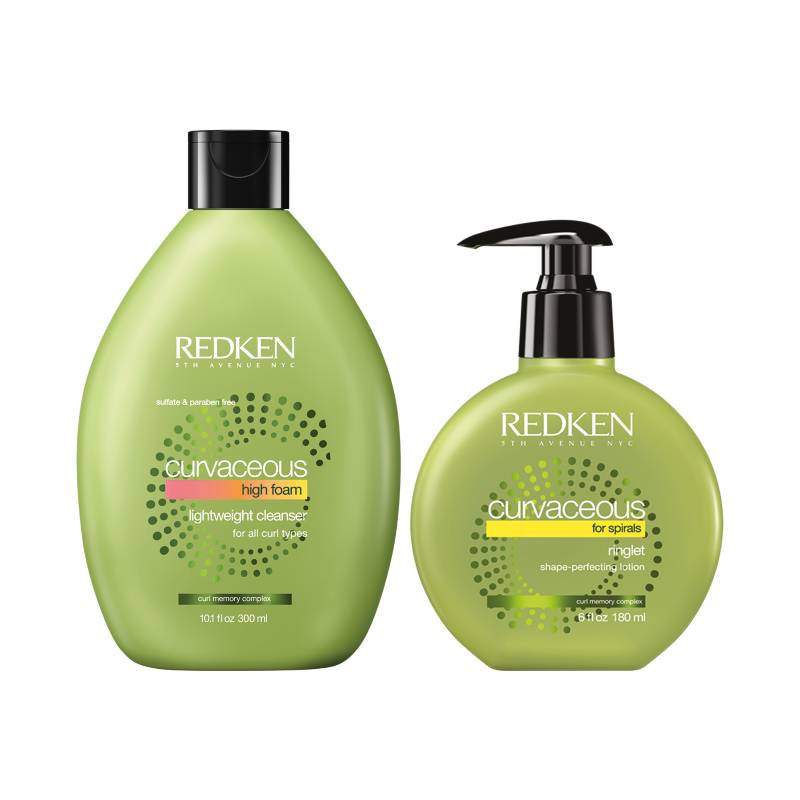 REDKEN - Set Definición Rizos Curvaceous Shampoo 300 ml + Ringlet 180 ml Redken