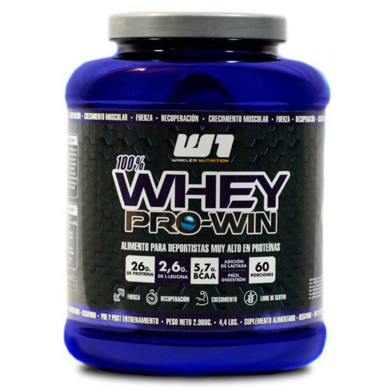WINKLER NUTRITION - Proteina Whey Pro Win Dulce de leche 2 kgs.