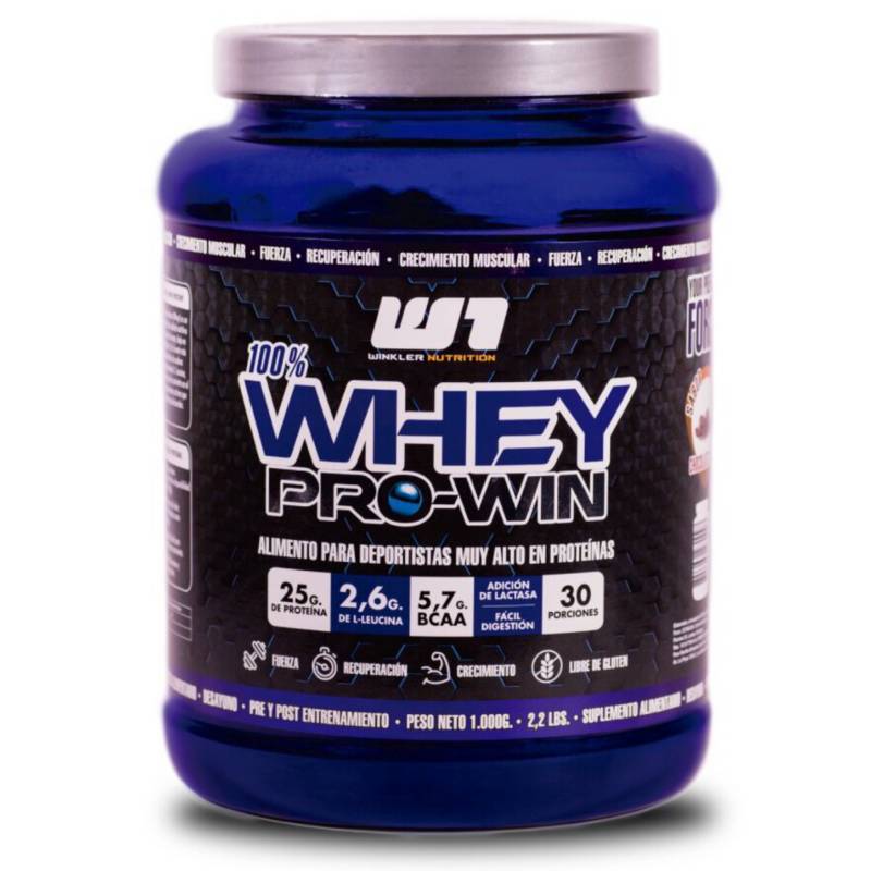 WINKLER NUTRITION - Proteina Whey Pro Win Chocolate suizo 1 kg.