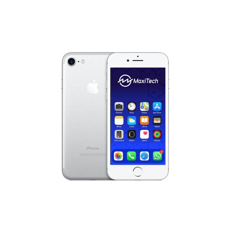 APPLE - iPhone 7 256GB Silver - Reacondicionado