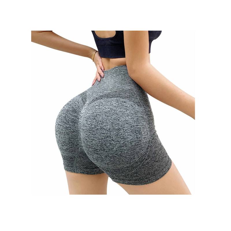 MORA Short Deportivo Mujer Push Up Gym leggins Pantalón Corto De Yoga
