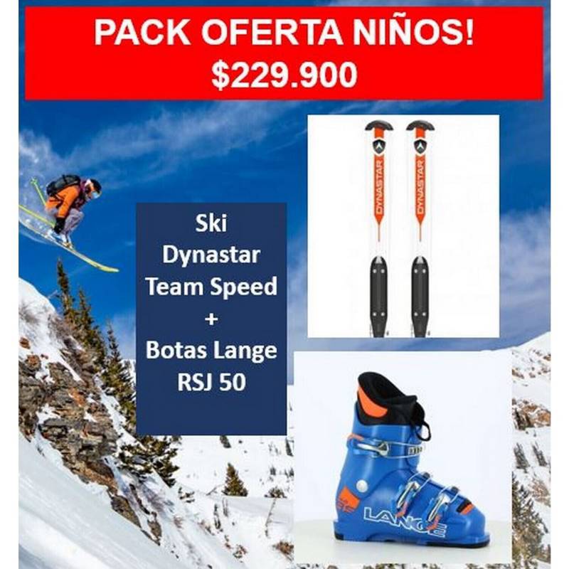 DYNASTAR - Pack Niños Ski FijacionesBotas