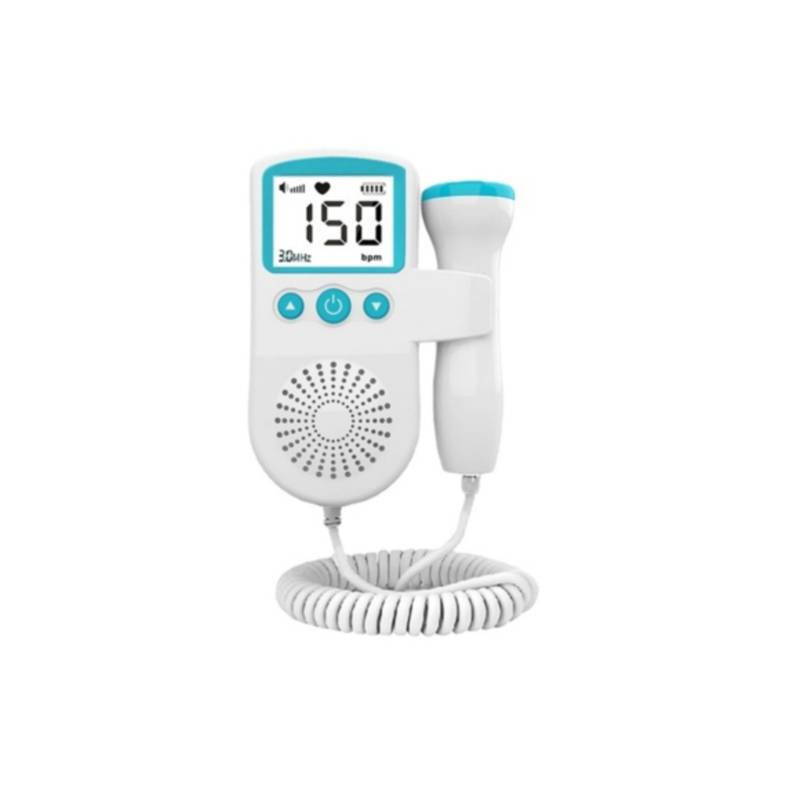 GENERICO - Monitor Fetal Doppler Ultrasonido para Bebés Color Azul