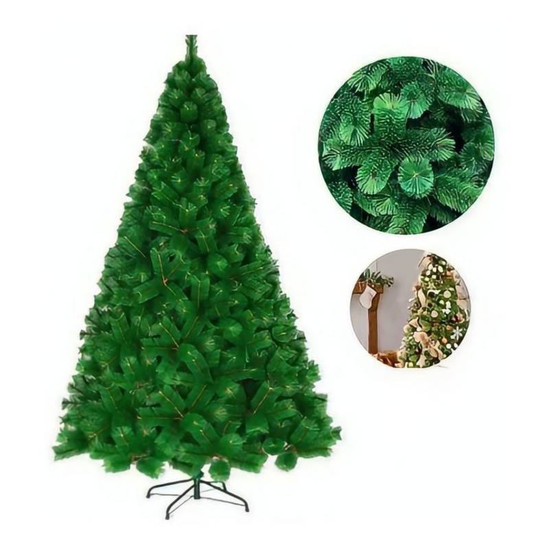 GENERICO Árbol De Navidad Artificial Verde 210m Soporte Metálico | Falabella .com