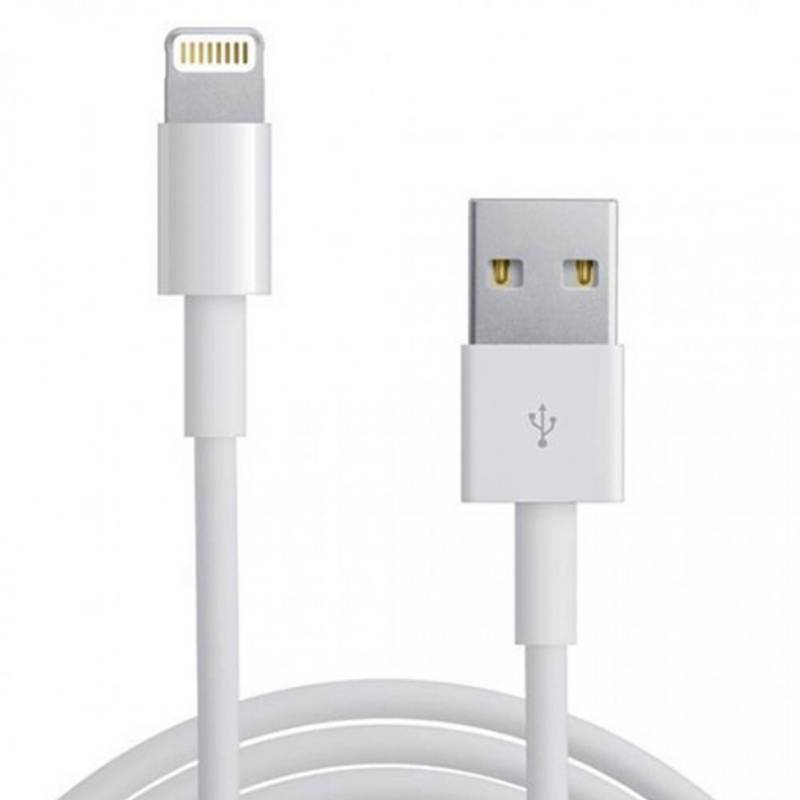 GENERICO - Cable  iPhone  ligthing USB 1M Blanco