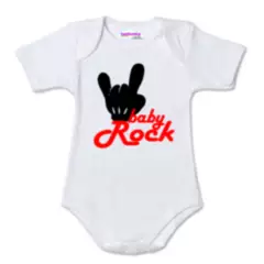GENERICO - Body Bebé Rockero Mano Rock Banda Baby Algodón Pilucho