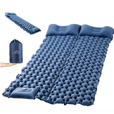 Colchón inflable para camping, almohadilla para dormir, almohadilla de  camping autoinflable, colchón de aire para acampar al aire libre, banco,  tienda