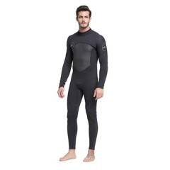 GENERICO - Traje de neopreno de natación y surf para hombre negro 3 mm