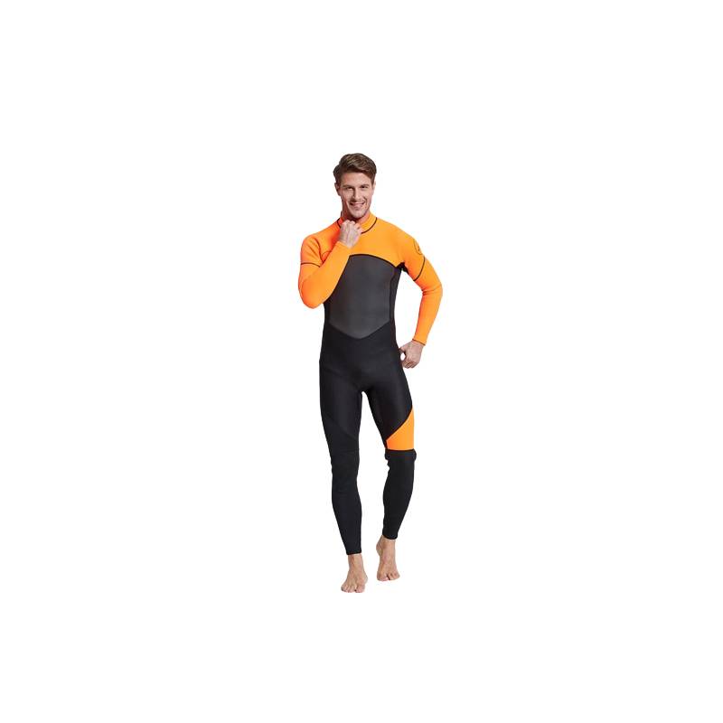 GENERICO - Traje de neopreno de natación y surf para hombre negro 3 mm.