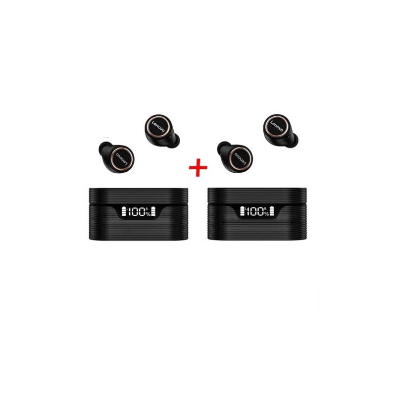 LENOVO - Set de 2 Audífonos Inalámbricos Lenovo LP12 TWS In-Ear Negro