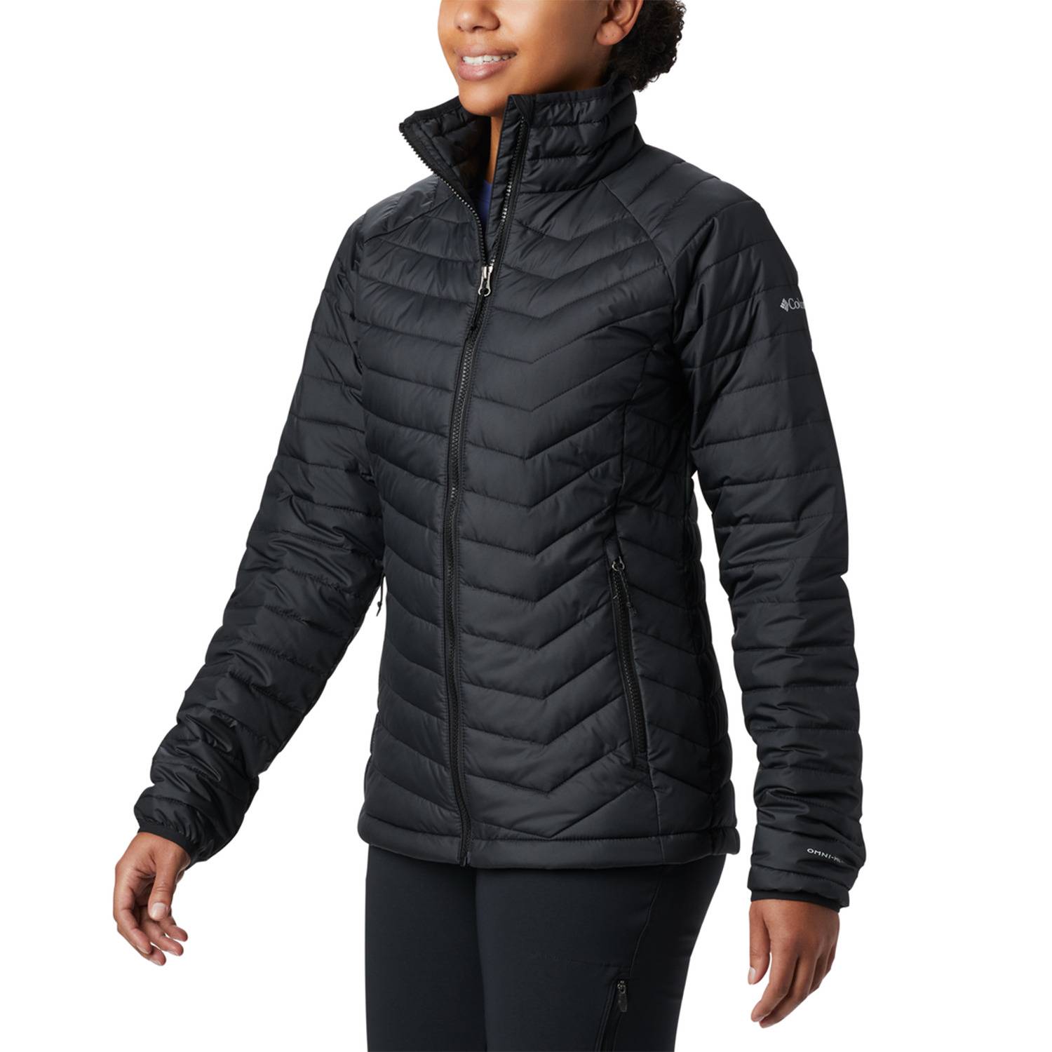 Parka Columbia Impermeable Con Capucha Negro Mujer, Reciclado