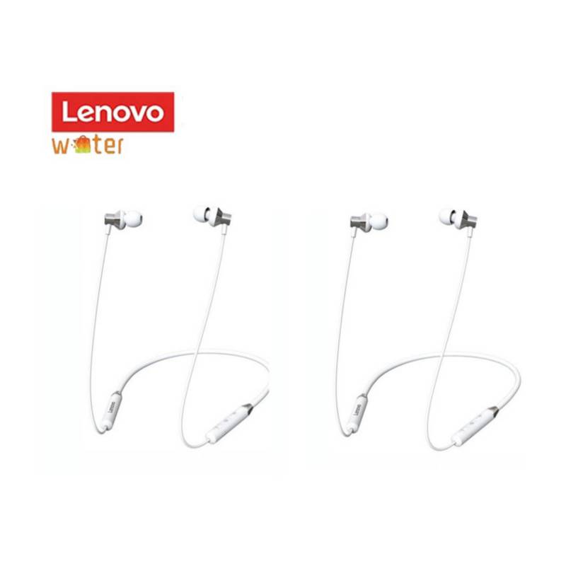 LENOVO - 2SET Lenovo Auriculares HE05 DE Audifonos Bluetooth-Blanco