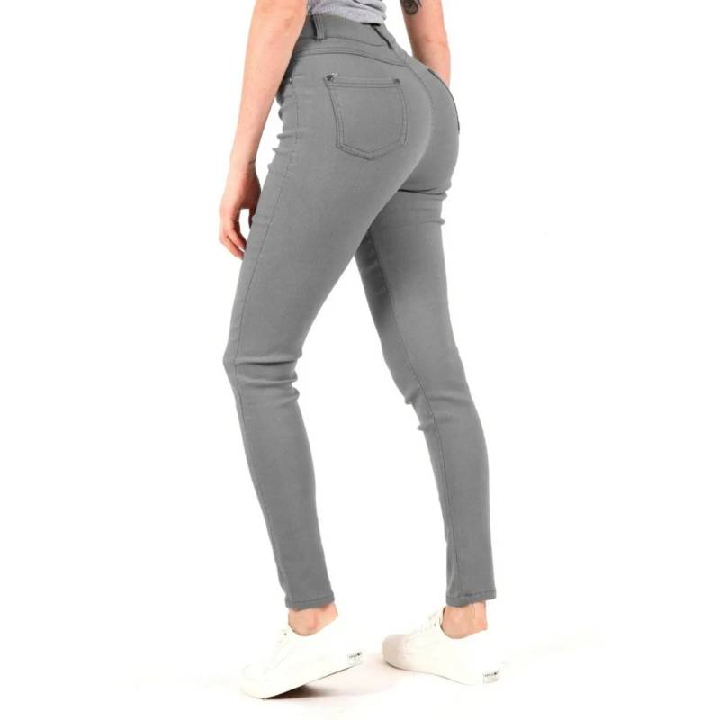 HENNE CLOTHING Pantalón Leggins Mujer - tiro alto - tipo jeans