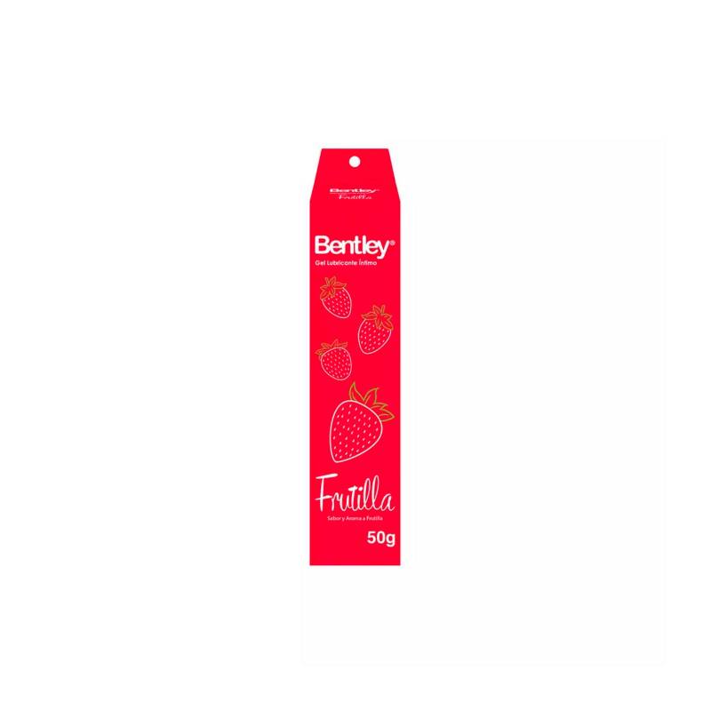 Bentley Gel Lubricante Intimo Sabor Y Olor A Frutilla Bentley 50 G