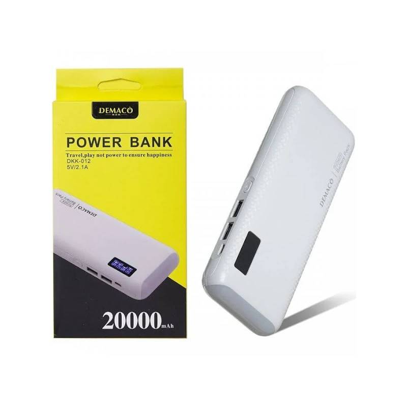 GENERICO - Cargador Portatil Power Bank Demaco 20000mAh