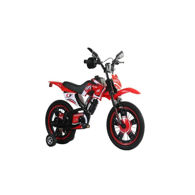 GENERICO - Bicimoto Aro 20 Bicicleta Sonido Moto Color Rojo  / Jp Ideas