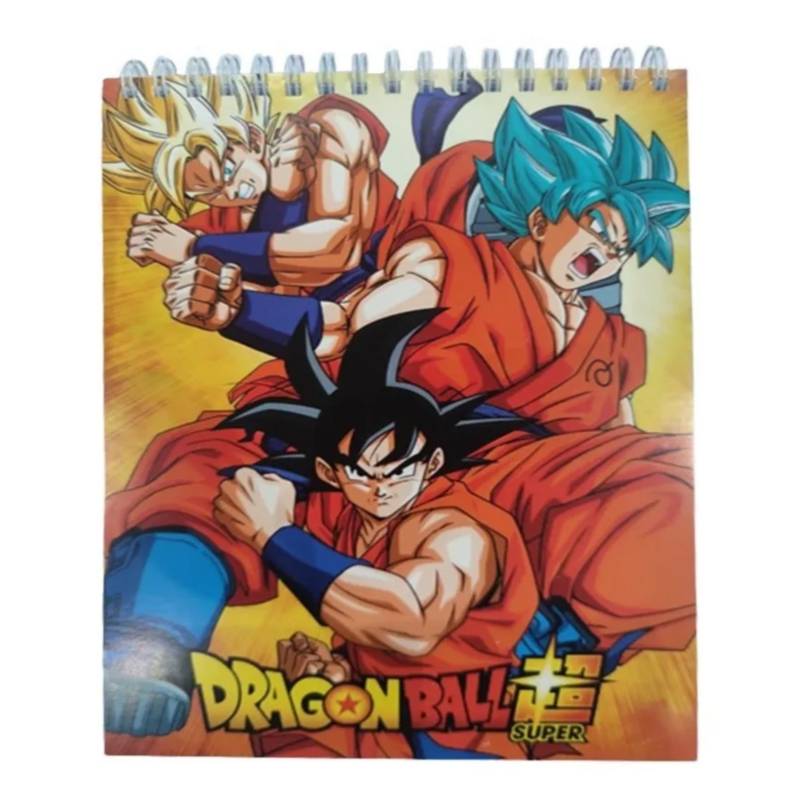 GRAFIMAX - Croquera Dragon Ball Goku Cuaderno 60 Hojas Blanca Grafimax