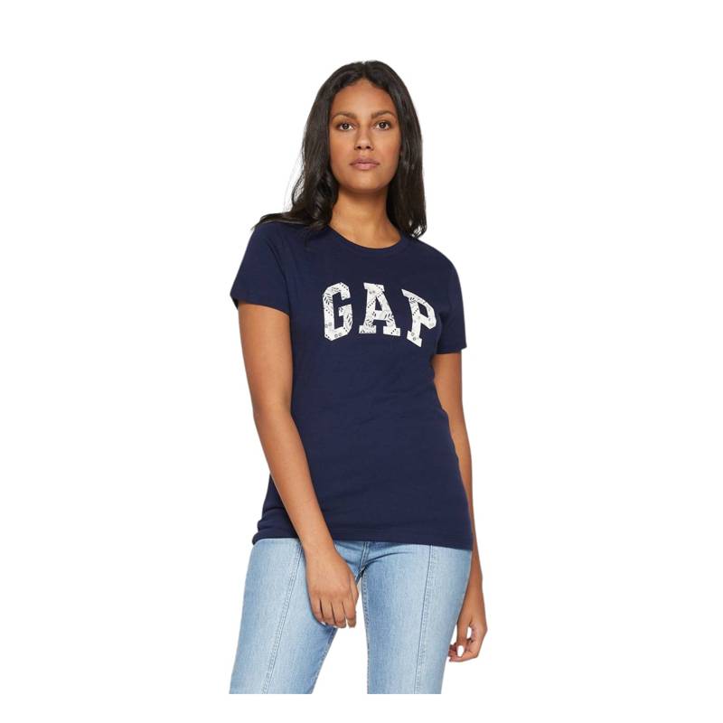 GAP - Polera Logo Clasica Azul Oscuro GAP