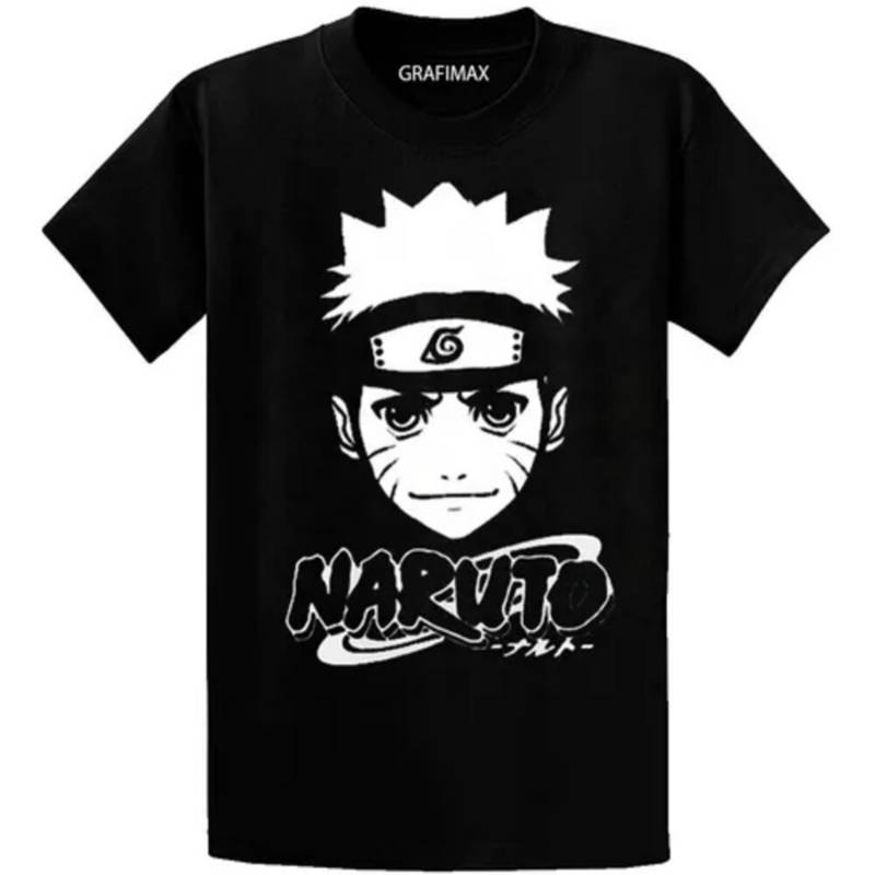 GRAFIMAX Polera Naruto Face Anime Grafimax Calidad 