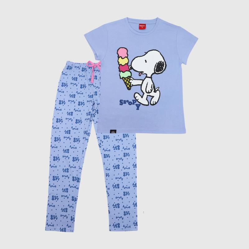 SNOOPY Pijama Niña Ice Cream Morado Snoopy 