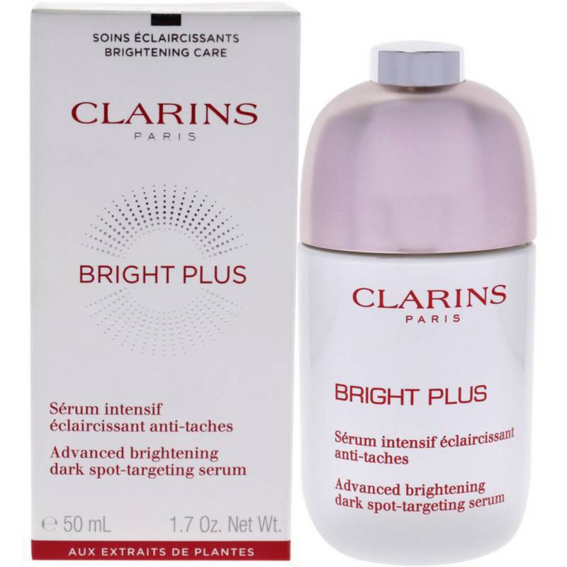 CLARINS - Bright plus advanced brightening dark spot-targeting serum.