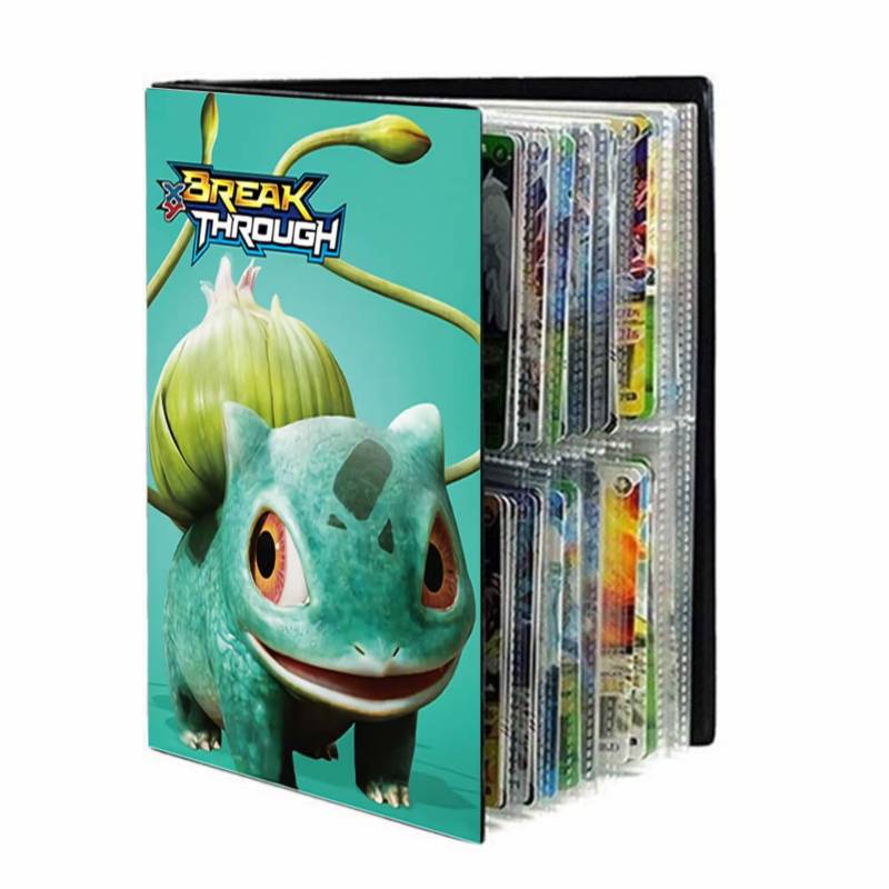 Álbum Cartas Pokemon 240 Unidades Azul