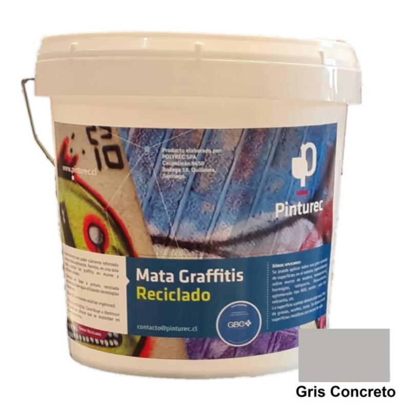 PINTUREC - Matagraffitis Pinturec Gris Concreto 1G