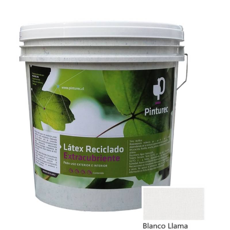 PINTUREC - Latex Pinturec Extracubriente Blanco Llama 4G