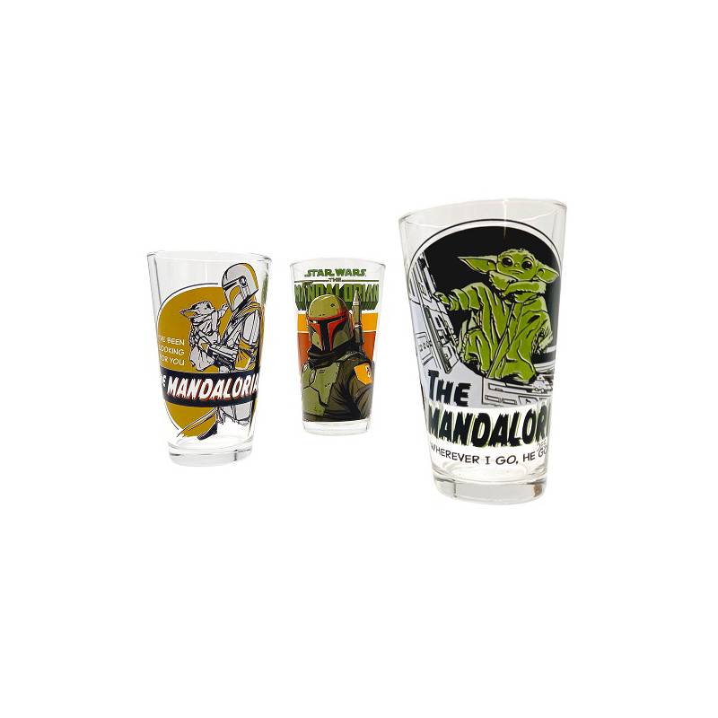 Set de 2 Vasos Vidrio Glass Pint 475 ml