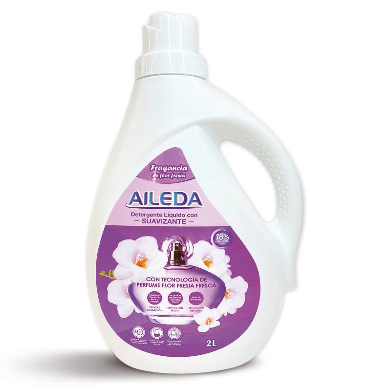 AILEDA - Detergente Líquido Multiaroma Biodegradable  Flor Fresia 2L