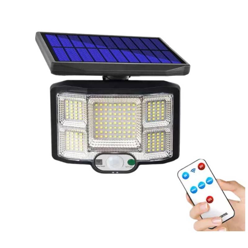 Pack 2 Focos Muro Aplique Led Solar 2 Direcciones Jardín Exterior