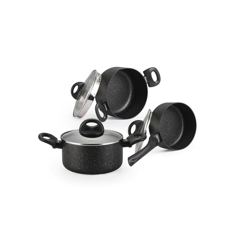 IRM Juegos de ollas de cocina Antiadherente set 14 piezas