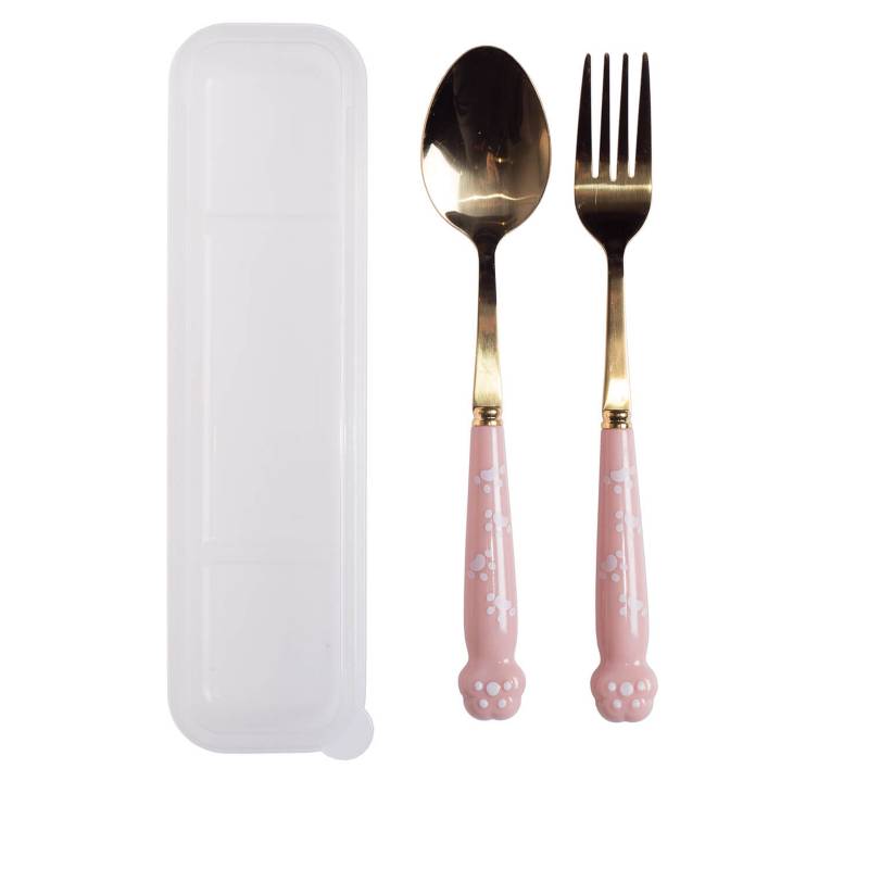 Set Cubiertos 8 Beige Topsoc