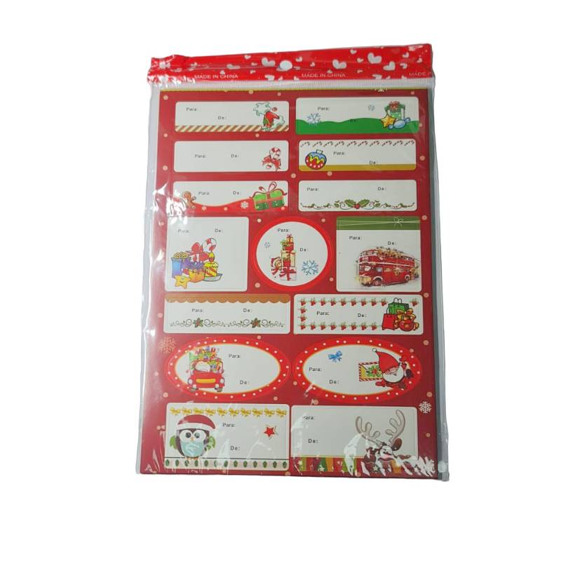 GENERICO Stickers Etiquetas identificar Regalos de Navidad PARA falabella.com