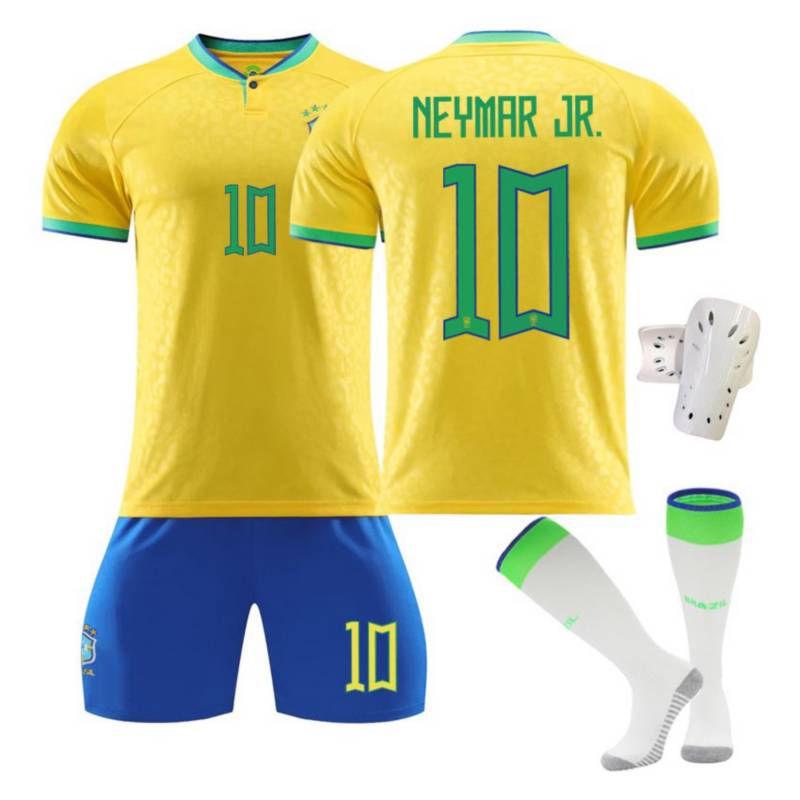 GENERICO Camiseta de fútbol 2022 world cup brasil home neymar jr.10.