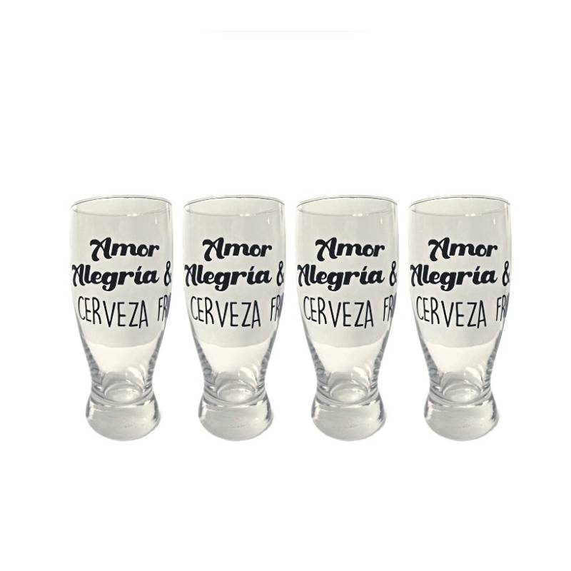 Set Vaso Cervecero x 4