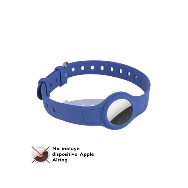 AirTag - Collar para perro (L, azul)