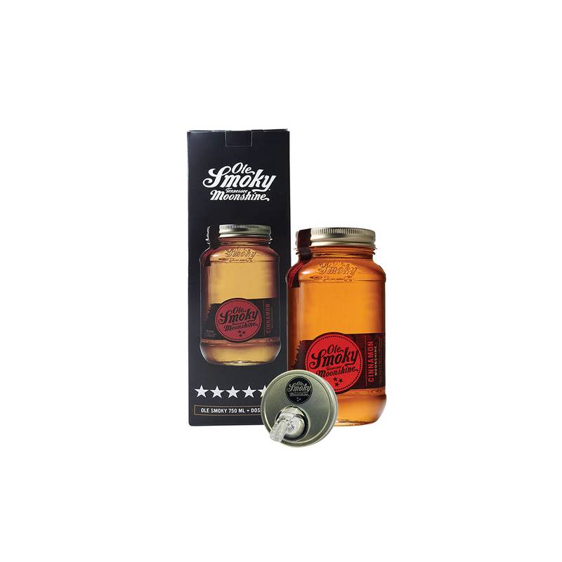 OLE SMOKY - Whisky Ole Smoky Cinnamon 750ml Con Dosificador Y Caja