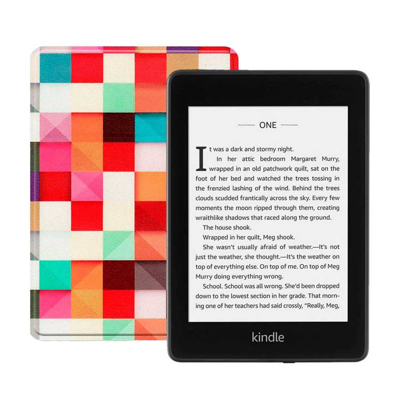 E-reader Kindle Paperwhite 8GB Negro + Funda Diseño