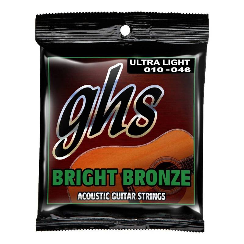 GHS - Cuerdas Guitarra Acústica Bronce Ghs 010-046