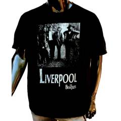 LIVE LOVE ROCK ON - Polera Hombre The Beatles Liverpool