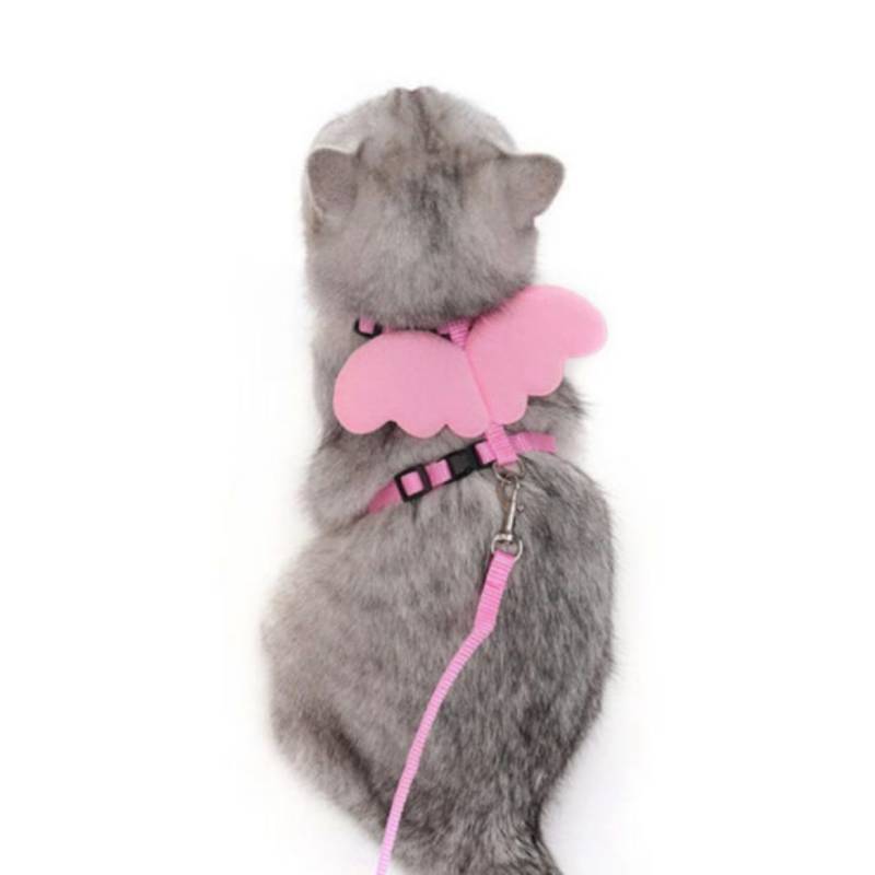 Arnés Gato Brillos – Rosado —  para gatos