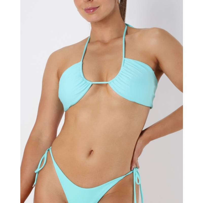 BORABORA - Bikini Top Verde Agua Mujer.